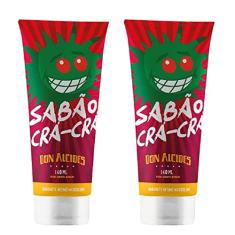 Kit 2 sabão Cra Cra Sabonete Íntimo Masculino 140ml Don Alcides