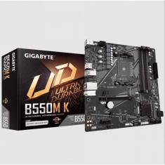 Placa Mae Gigabyte B550m, Am4 4xddr4(máx128gb), 4 Sata, 1 M.2, 2xusb 3.2, 4xusb 2.0, 1xhdmi