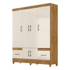 Guarda Roupa Casal MS912 6 Portas e 2 Gavetas - Moval
