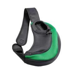 Bolsa De Ombro Para Transporte Pet Cães E Gato - S - Verde - Mhr