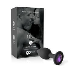 Plug Anal em Silicone Go Play Niu Preto - ASOS