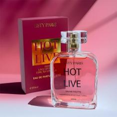 Perfume HOT LIVE 100ml Floral Amadeirado Feminino Esty Paris - IMPORTA
