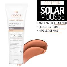 Fotoproteção Protetor Solar Mousse Fps50 40g Adcos, Bronze