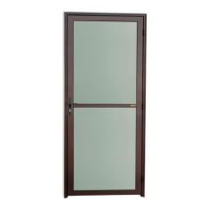 Porta Vidrão Super 25 Vidro Boreal 210cm X 80cm Brimak Abertura Esquer