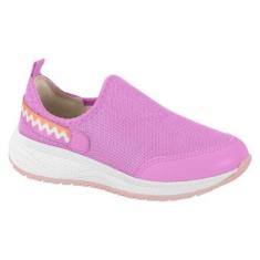 Tenis Molekinha 2559.106 Knit Slip On Infantil-Feminino
