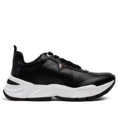 Tênis Feminino Via Marte Jogging Preto-Feminino