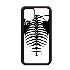 Capa esqueleto de decoração de corpo humano padrão para iPhone 12 Pro Max para Apple Mini Mobile Case Shell