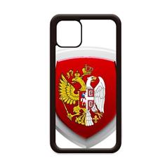 Capa com emblema nacional da Sérvia para iPhone 11 Pro Max para Apple Mobile Case Shell