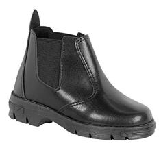 Botina Infantil Menino Elástico Preta