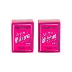 Sabonete Granado 90G Glicerina Rosa-Kit C/2Un