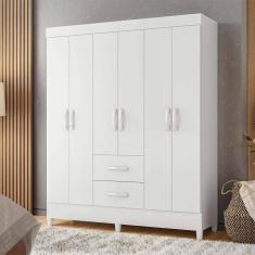guarda-roupa casal mobi 6 pt 2 gv branco