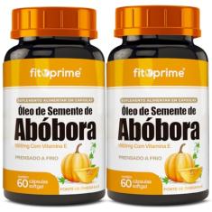 Kit 2 Óleo De Semente De Abóbora 1000mg Com Vitamina E 60cps