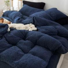 Jogo de cama casal super king soft 6pç edredom de 300x300cm - ESPAÇO C