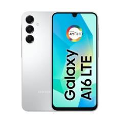 Celular Samsung Galaxy A16, 256GB + 8GB RAM, Câmera de até 50MP, Tela 6.7", NFC, IP54, Bateria 5000 mAh - Cinza
