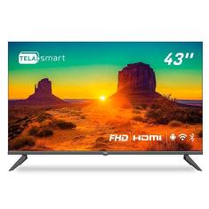 Smart TV Led 43 Polegadas Full Hd Hq Preto Bivolt HQSTV43N