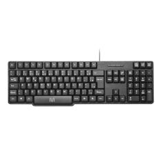 Teclado com Fio Slim Conexão PS2 Cabo de 130cm Resistente Água Preto - TC225