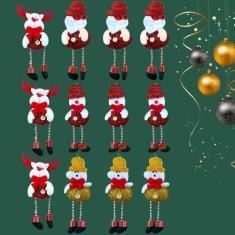 Enfeite De Natal Premium Pendente Decoração Natalina - DM ACESSÓRIOS, 