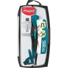 Compasso Precision System com 3 Acessórios, Maped, 291010.