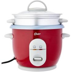 Panela Elétrica De Arroz Oster Facile 350W 110V Vermelha, Vermelho, 11