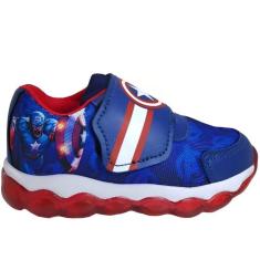 Tênis Luz Infantil Menino Casual Com Led Calce Fácil Mini Pé Mp-2205-Masculino