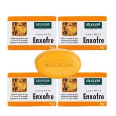 Kit 4 Sabonete de Enxofre Granado Anti Acne e Oleosidade para Pele e C