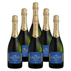 Espumante Salton Branco Brut Garrafa 750ml 6 Unidades
