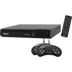 DVD Player Philco com Game SV VCD PH150 USB 2.0 Bivolt 10W
