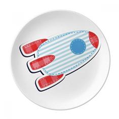 Universo e Alienígena Espacial Prato Decorativo de Porcelana Salver Prato de Jantar