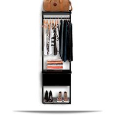 Guarda Roupa Closet Aramado Modulado Gaveta MDF 0,70m PT
