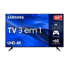 Tv 55 Smart 4k Uhd Gaming Hub UN55CU7700GXZD Samsung - PRETO