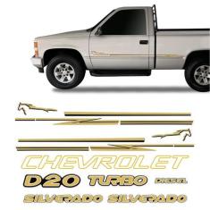 Kit Faixas Silverado D20 98/06 Adesivos Resinados Chevrolet - SPORTINO