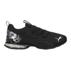 PUMA Tênis feminino Riaze Prowl floral com cadarço casual - preto, Preto, 38