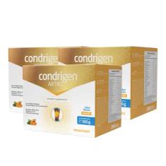Kit 3 Condrigen Artro Colágeno Tipo 1 e 2 Sachês Sabor Neutro Maxinutr