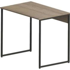 Mesa Escrivaninha Industrial Multivisão Preto Mel