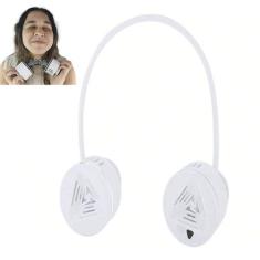 Ventilador de Pescoço 5 Velocidades USB Bateria Recarregavel Flexivel 