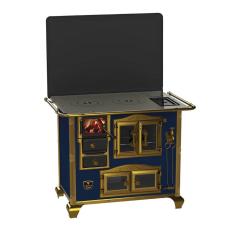 Fogao a Lenha N 2 Gab Imperador Vitreo Azul com Tampa Sd