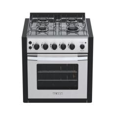 Fogao de Embutir 4 Bocas Venax Gaudi Platinum GII Inox Gas Glp, Inox, 