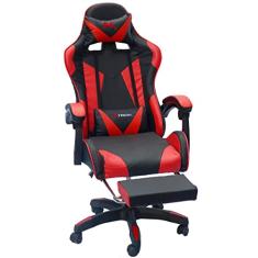 Cadeira Gamer Ktrok ProSeat Giratória Retrátil - Vermelha