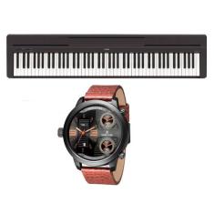 Kit Piano Yamaha P45 P-45 Com Fonte E Relógio Dk11223-6