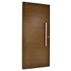 Porta Lambril Pivotante com Puxador Direita Topsul 220x100cm Esquadrisul Marrom