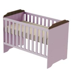 Berço Americano 3 em 1 Rosa Carolina Baby