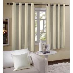Cortina Barcelona para sala 2 x 1,80  Admirare, Creme