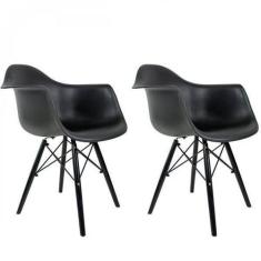 Kit 2 Cadeiras Polipropileno DSW Eames Arm - Empório...