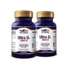 Vitamina Ultra D3 2.000UI Kit 2x 60 Caps - Vitgold