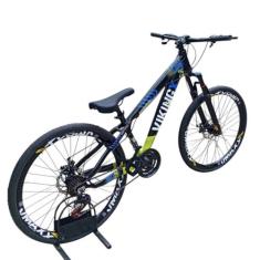 Bicicleta Aro 26 Vikingx tuff 25 Freio Disco Suspensão Dianteira Mtb F
