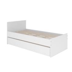 Bicama Solteiro Infantil Movelbras Branco