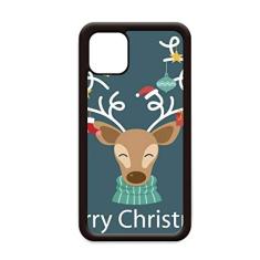 Presente de alce de Natal com estampa de muleta para iPhone 11 Pro Max Capa para Apple Mobile Case