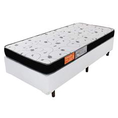 Conjunto Cama Box Solteiro + Colchão Espuma D33 BF Colchões 88x188x50cm