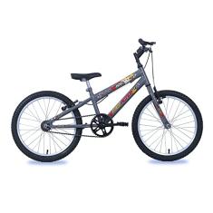 Bicicleta Infantil Aro 20 Free Action MTB 1V Joy Grafite