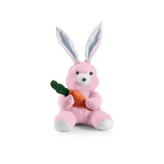 Coelho De Pelúcia Grande Com Cenoura Para Pascoa 50 Cm - Pandora Baby 